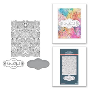 Spellbinders - So Grateful for You Press Plate & Die Set