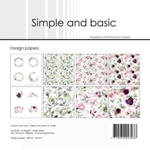 Simple and Basic - Beautiful Roses 6x6 Inch Paper Pack