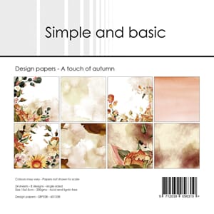 Simple and Basic - A touch of autumn 6x6 Inch Paper Pack