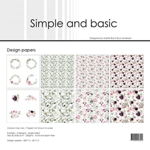 Simple and Basic - Beautiful Roses 12x12 Inch Paper Pack