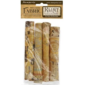Stamperia - Klimt Fabric Sheets 12x12 Inch