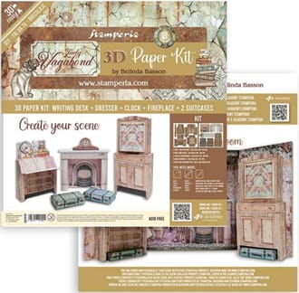 Stamperia - Lady Vagabond lifestyle 3D Paper Kit