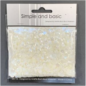Simple and Basic - Transparent Ivory Sequin Mix