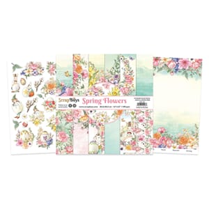 ScrapBoys - Spring Flowers 12x12 Inch Paper Pack