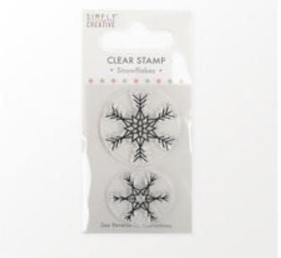 Simply Creative - Snowflakes Clear Stamp
