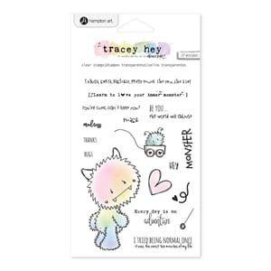 Hampton Art - Monster Madness Tracey Hey Clear Stamps
