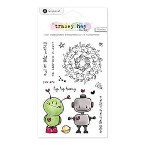 Hampton Art - Out of This World Tracey Hey Clear Stamps