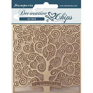 Stamperia: Klimt The tree of life Decorative Chips
