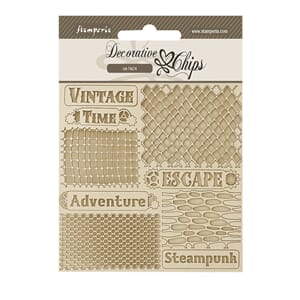 Stamperia - Nets Voyages Fantastiques Decorative Chips