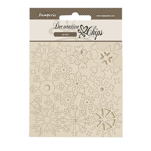 Stamperia - Snowflakes Dewdrops Decorative Chips
