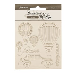 Stamperia - Timeless Decorative Chips Air Balloons