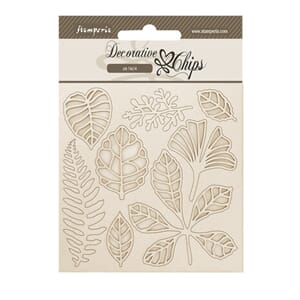 Stamperia - Herbarium Silvae Decorative Chips Leaves