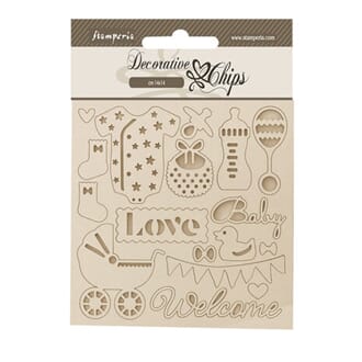 Stamperia - Baby Decorative Chips Accessories