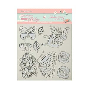 Stamperia: Circle Of Love Butterfly Decorative Chips