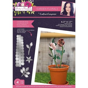 Crafters Companion - Champagne Rose Dies
