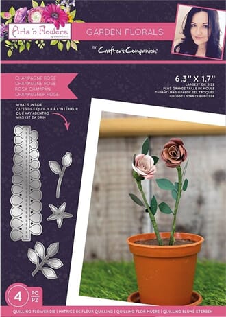 Crafters Companion - Champagne Rose Dies