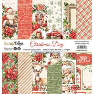 ScrapBoys - Christmas Day 12x12 Inch Paper Pack