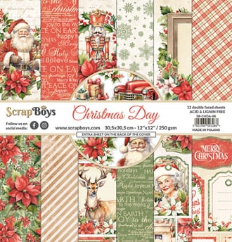 ScrapBoys - Christmas Day 12x12 Inch Paper Pack