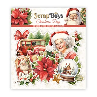 ScrapBoys - Christmas Day Double Sided Die Cut Elements