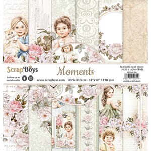 ScrapBoys - Moments 12x12 Inch Paper Pack