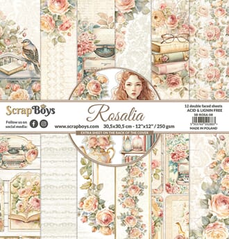 ScrapBoys - Rosalia 12x12 Inch Paper Pack