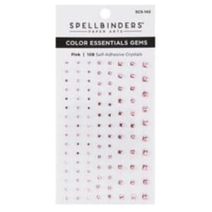 Spellbinders - Pink Mix Color Essentials Gems, 108/Pkg