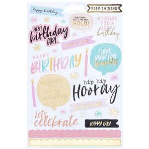 Spellbinders - Birthday Celebrations Sticker Pack