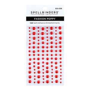 Spellbinders Fashion Poppy Color Essentials Pearl Dots