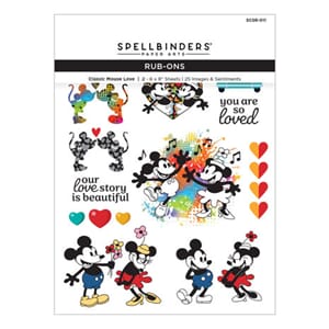 Spellbinders - Classic Mouse Love Rub-Ons
