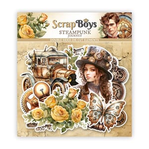 ScrapBoys - Steampunk Journey Double Sided Die Cut Elements