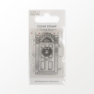 Simply Creative - Festive Door Clear Stamp