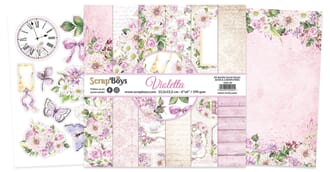 ScrapBoys - Violetta 6x6 Inch Paper Pad
