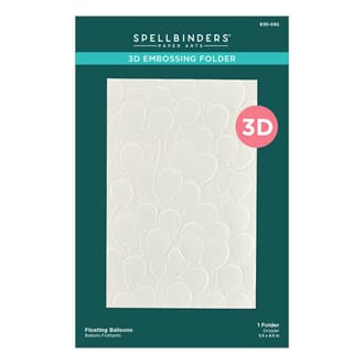 Spellbinders - Floating Balloons 3D Embossing Folder