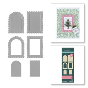 Spellbinders - Holiday Magic 3D Emboss & Cut Folder Postage