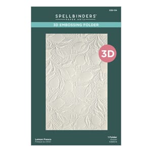 Spellbinders - Lemon Fresco 3D Embossing Folder