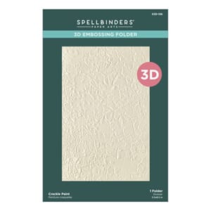 Spellbinders - Beautifully Imperfect 3D Embossing Folder Cra