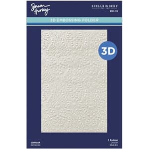 Spellbinders - Spooktacular 3D Embossing Folder Damask