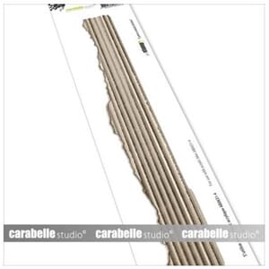 Carabelle: Cling Stamp Edge - Carton ondulé déchiré