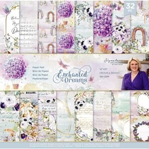 Crafters Companion - Enchanted Dreams Paper Pad, 12x12, 32/P