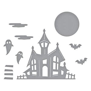 Spellbinders - Haunted House Etched Dies