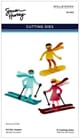 Spellbinders - Ski-son's Greetings Etched Dies Hit the Slope
