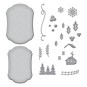 Spellbinders - Winter Label Motifs Etched Dies