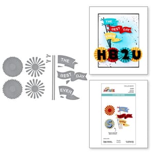 Spellbinders - Classic Mouse Etched Dies Flags & Banners