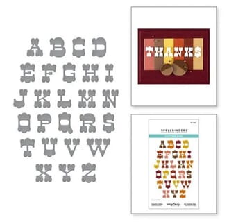 Spellbinders - Autumn Archives Etched Dies Autumn Alpha
