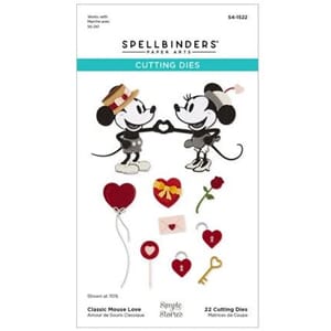 Spellbinders - Classic Mouse Love Etched Dies