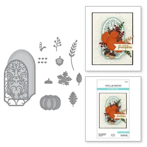 Spellbinders - Fall Label Motifs Etched Dies