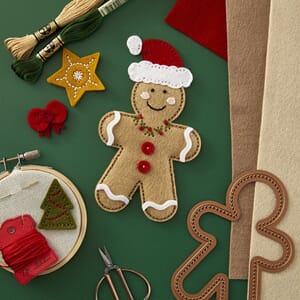 Spellbinders - Felt Gingerbread Boy & Girl Etched Dies