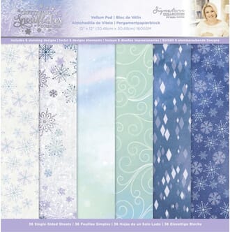Crafter's Companion: Glittering Snowflakes Paper Pad