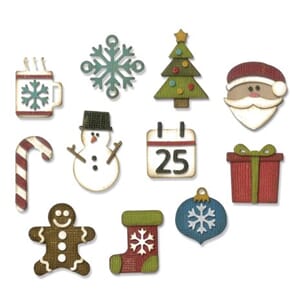 Sizzix - Mini Christmas Things Thinlits Die by Tim Holtz