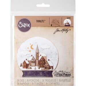 Sizzix: Snowglobe #2 - Thinlits Dies By Tim Holtz 26/Pkg